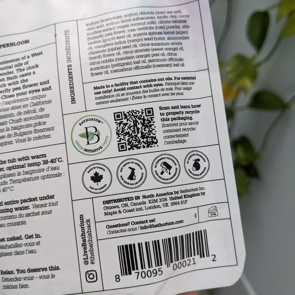 BN Bathorium Midnight Superbloom bath salts - Picture 3 of 5